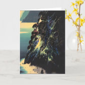 Eyvind Earle art Karte (Gelbe Blume)