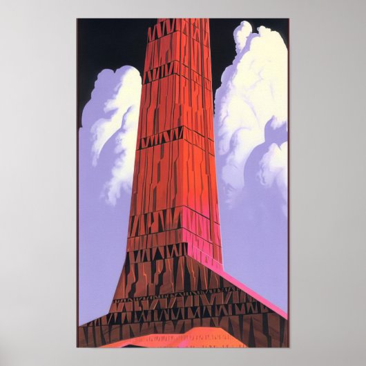 Eyvind Earle - Donner in die Ferne - 1997;  Poster (Vorne)