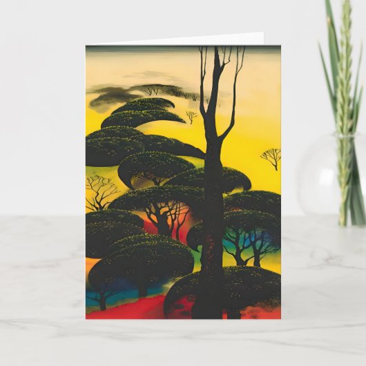 Eyvind Earle Kunstmalerei Karte (Vorderseite)