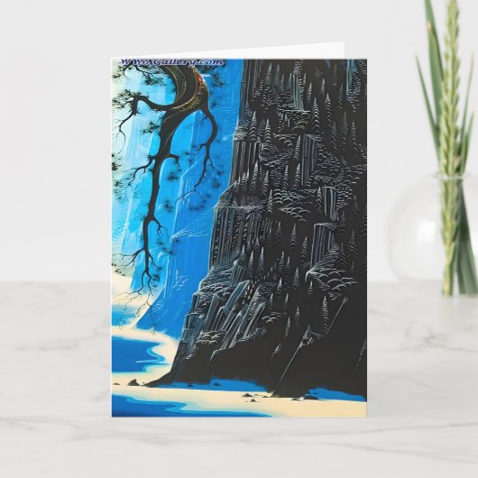 Eyvind Earle-Kunststil Karte (Vorderseite)