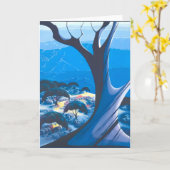 Eyvind Earle Kunstwerk Karte (Gelbe Blume)