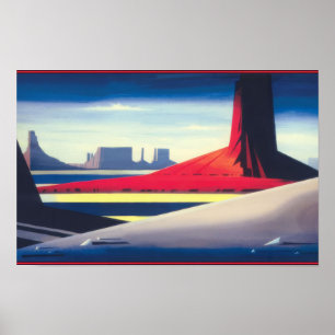 Eyvind Earle - Monument Valley - 1995; Vereinigte Poster