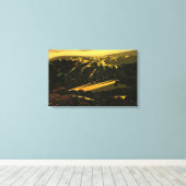 Eyvind Earle - Santa Cruz Leinwanddruck (Insitu (Holzboden))