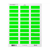 EZ-C Bright Green Inkjet Labels (Vorne)