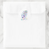 EZ_Listening Runder Aufkleber (Tasche)