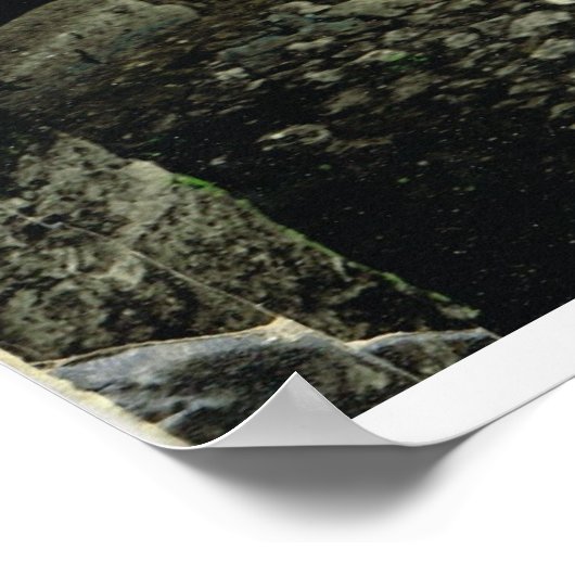 Eze, Alpes Maritime Poster (Ecke)