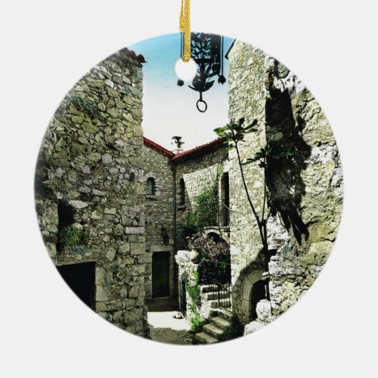 Eze, Alpes See Keramikornament (Hinten)