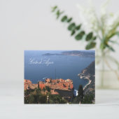 Eze, Cote d'Azur Postkarte (Stehend Vorderseite)