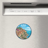 Èze Frankreich Magnet (In Situ (Geschirrspüler))