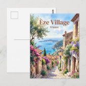 Èze Frankreich Postkarte (Vorne/Hinten)
