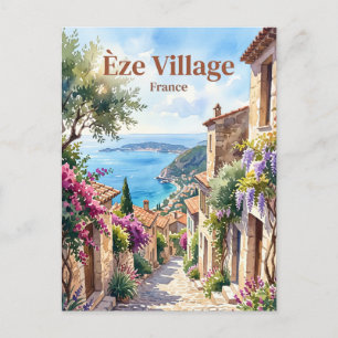 Èze Frankreich Postkarte