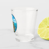 Èze Frankreich Schnapsglas (Rechts)