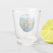 Èze Frankreich Schnapsglas (Rückseite)