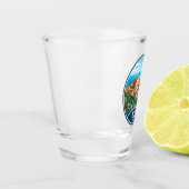 Èze Frankreich Schnapsglas (Links)