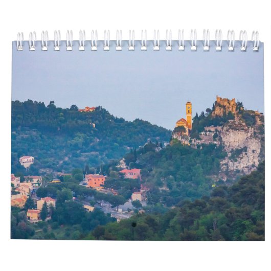 Eze Medieval Village, Kalender der französischen R (Rückseite)