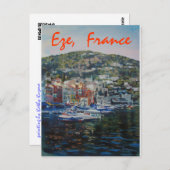 Eze Postkarte (Vorne/Hinten)