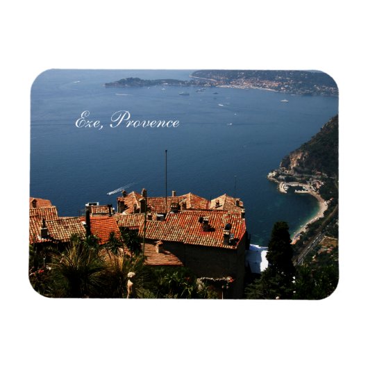 Eze, Provence-Ansichtsmagnet Magnet (Horizontal)