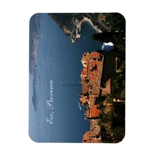 Eze, Provence-Ansichtsmagnet Magnet (Vertikal)