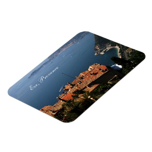 Eze, Provence-Ansichtsmagnet Magnet (Linke Seite)