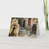 Eze, Provence-Grußkarte Karte (Rückseite)