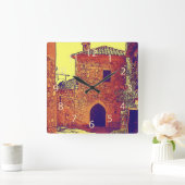 Eze, Provence-Küchenuhr Quadratische Wanduhr (Zuhause)