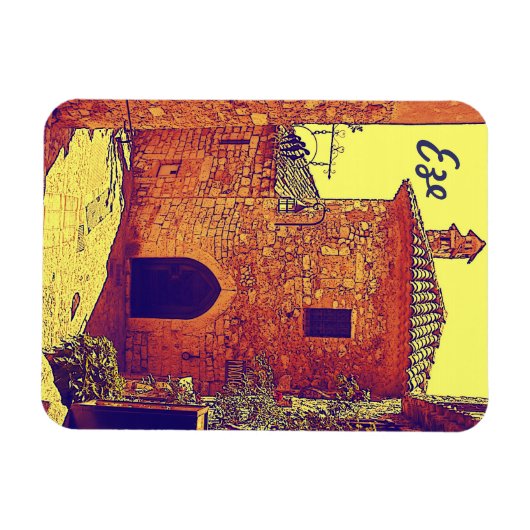 Eze, provenzalischer Magnet (Horizontal)