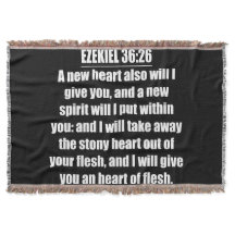 Ezechiel 36 26 Saubere Schriftgrafik