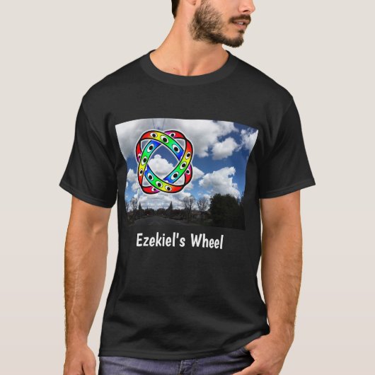 Ezechiels Rad - UFO T-Shirt (Vorderseite)