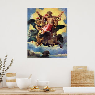 Ezechiels Vision, Gemälde von Raffael, Poster