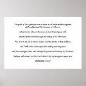 Ezekiel 25:17 Poster (Vorne)