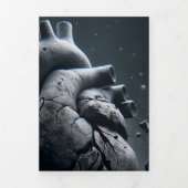 Ezekiel 36:26-27 KJV Tract - Stony Heart of Flesh Dreifach Gefaltete Karte (Cover)