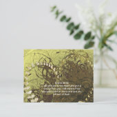 Ezekiel 36:26 wird Ihnen ein neues Herz geben und Postkarte (Stehend Vorderseite)