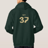 Ezekiel 37 Bible Verse Green Hoodie (Rückseite)