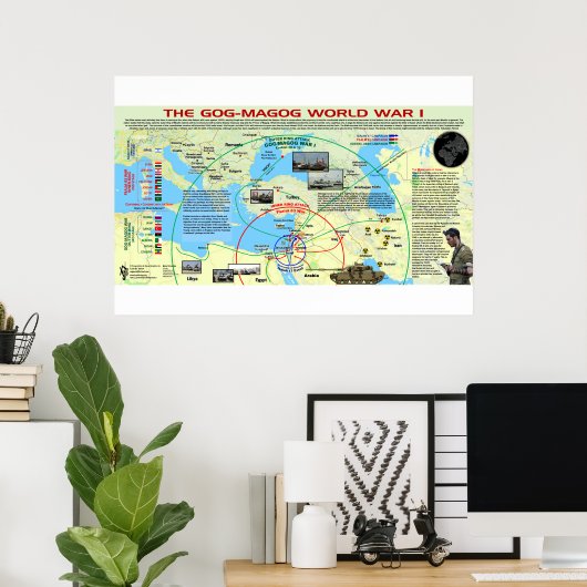 Ezekiel 38 War 1 Poster (Heimbüro)