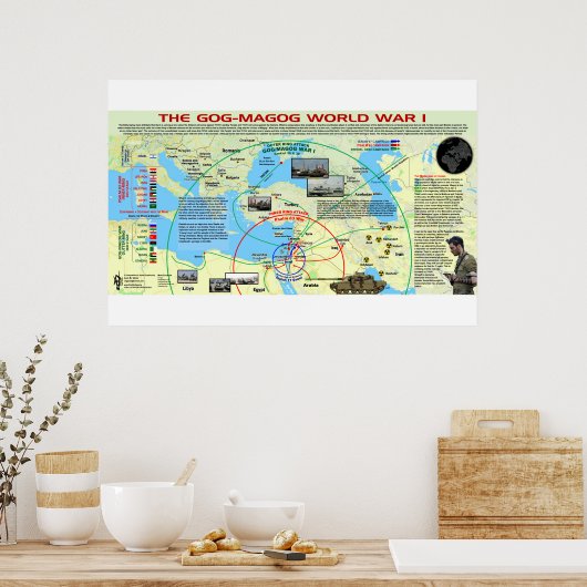 Ezekiel 38 War 1 Poster (Küche)