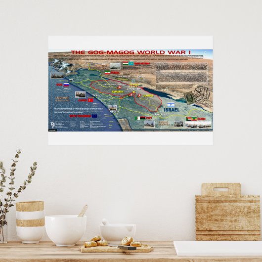 Ezekiel 38 War 2 Poster (Küche)