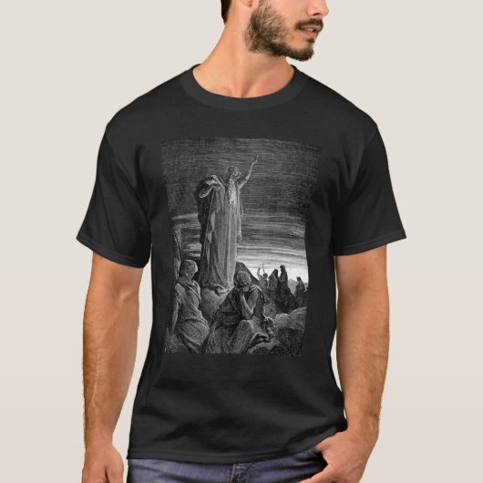 Ezekiel Prophesying Gustave Dore Biblical Art T-Shirt (Vorderseite)
