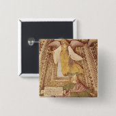 Ezekiel und Engel, die Chalice von halten Button (Vorne & Hinten)