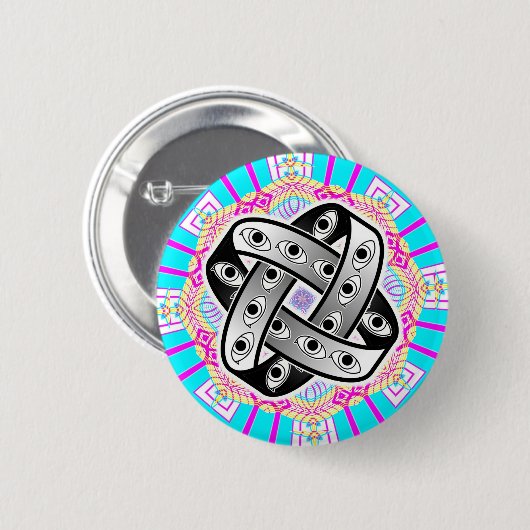 Ezekiel Wheel Impossible UFO Button (Vorne & Hinten)