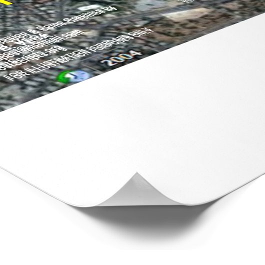 Ezekiels 4. Tempel-2 Poster (Ecke)