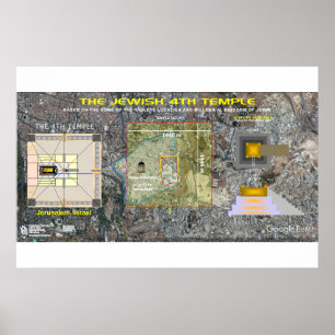 Ezekiels 4. Tempel-2 Poster