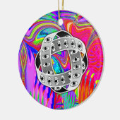 Ezekiels Rad auf zwei Seiten Keramik Ornament (Links)