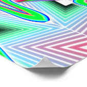 Ezekiels Rad - Augen und Regenbogen Poster (Ecke)