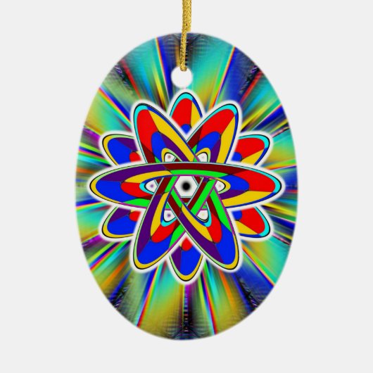 "Ezekiels Rad" Keramik Ornament (Vorne)