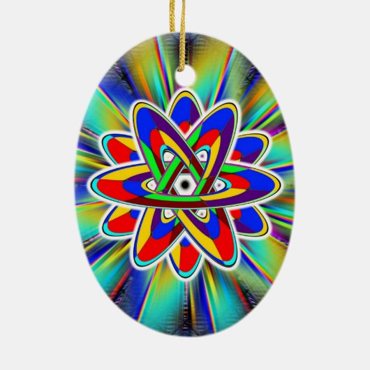 "Ezekiels Rad" Keramik Ornament (Hinten)