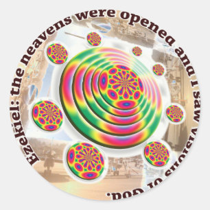 Ezekiels Radaufkleber Runder Aufkleber