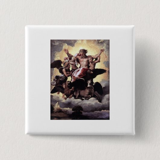 Ezekiels Vision - Raphael - 1518 Button (Vorderseite)