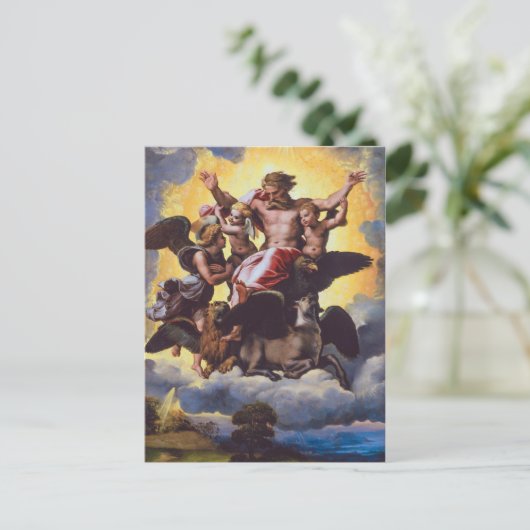 Ezekiels Vision | Raphael | Postkarte (Stehend Vorderseite)