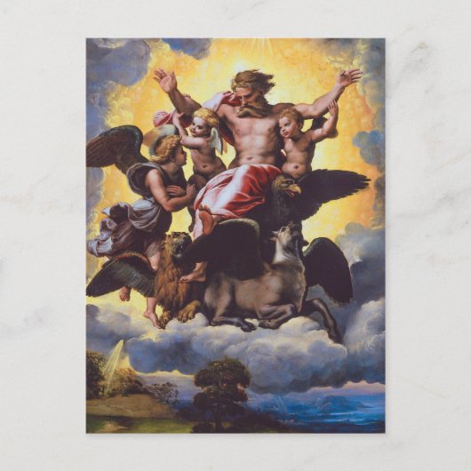 Ezekiels Vision | Raphael | Postkarte (Vorderseite)