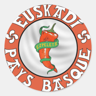 ezpeleta Baskeland Runder Aufkleber